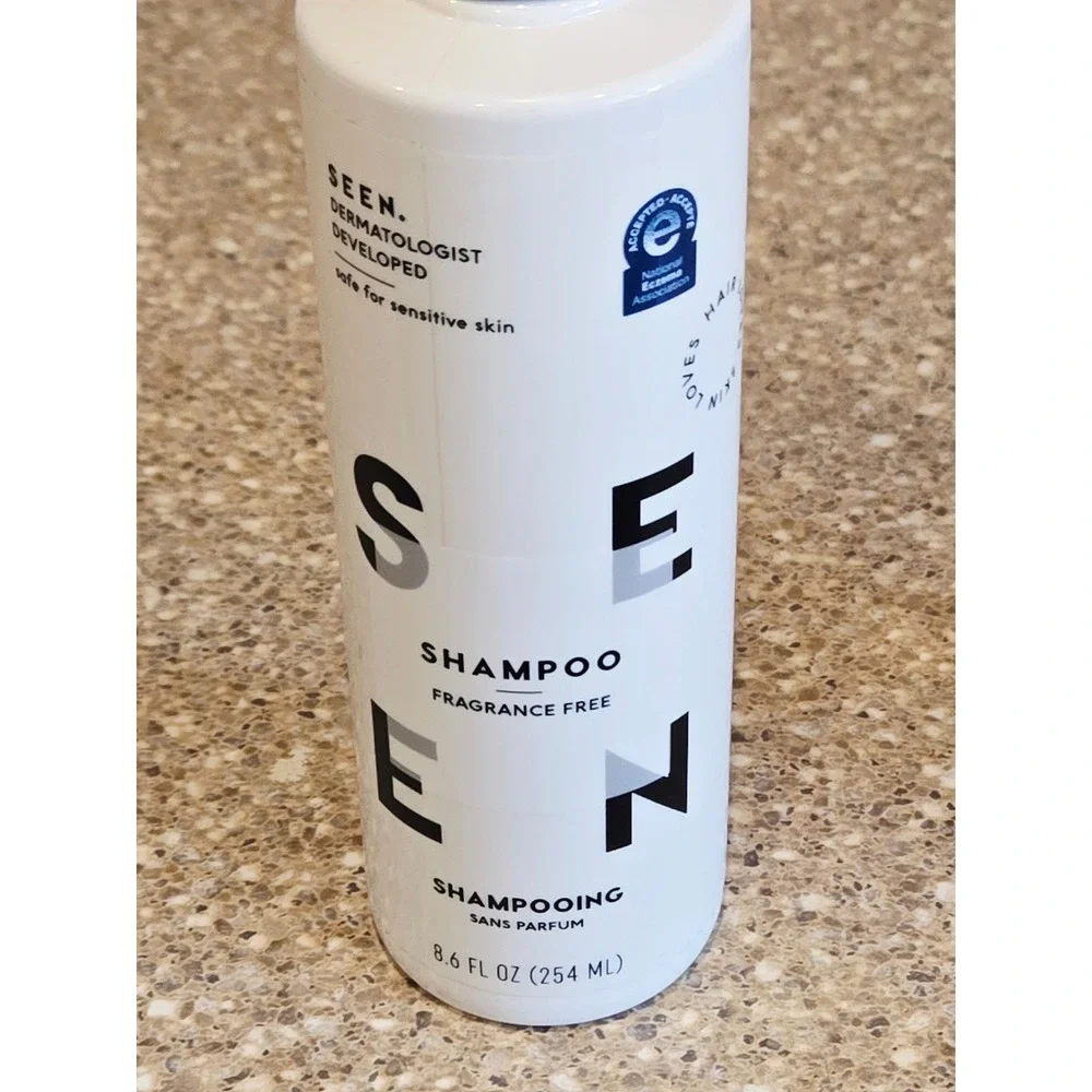 SEEN Fragrance Free Shampoo & Conditioner Set 8.6 fl oz Dermatologist Developed